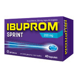 Ibuprom Sprint 200 mg, 40 capsule moi