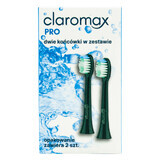 Claromax Pro, vârfuri de schimb pentru periuța de dinți sonică, 2 bucăți