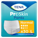 Tena Pants ProSkin, chiloți absorbanți, mărimea L, 100-135 cm, Normal, 30 bucăți