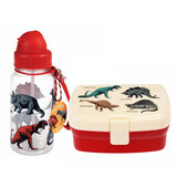 Rex London set, cutie de prânz pentru micul dejun + bidon, dinozauri