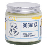 Four Spikes Bogatka, lumânare de soia florală, 120 g