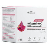 Aura Herbals Natürliches Vitamin C 1000 mg aus Acerola, 30 Portionsbeutel