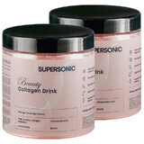 Supersonic Beauty Collagen Drink Set, Mango-Geschmack, 2 x 185 g