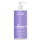 On Line Free, jabón líquido 2 en 1 para manos y cuerpo, agua de naranja y jengibre, 390 ml