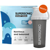 Supersonic Wholesome Smart Meal, aromă de înghețată de vanilie cu căpșuni sălbatice, 1,3 kg + shaker, 700 ml gratuit