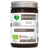 BeOrganic Ashwagandha Bio 200 mg, 5% Vitanolides, 50 capsule