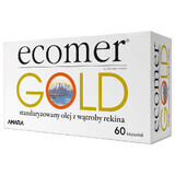 Ecomer Gold, ulei de ficat de rechin din Groenlanda, 60 capsule