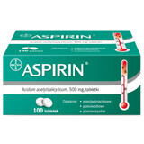 Aspirină 500 mg, 100 comprimate