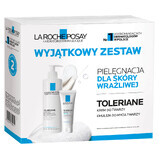 Set La Roche-Posay Toleriane, emulsie de curățare delicată pentru pielea sensibilă a feței, 400 ml + Cremă hidratantă sensibilă, 40 ml