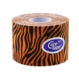 CureTape Art Tiger Orange, bandă kinesiologică, 5 cm x 5 m, 1 buc