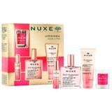 Nuxe Prodigieuse Floral Cult Set, ulei uscat, 50 ml + gel de duș, 100 ml + parfum, 15 ml + lumânare parfumată, 70 g