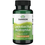 Lactobacillus Acidophilus, 100 gélules, Swanson