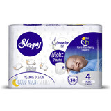 Scutece chilotel pentru bebelusi Night, Nr 4 maxi, 7-16 kg, 30 bucati, Sleepy