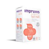 Impruvis Fast Melt avec arôme de pêche, 10 sachets, Pharma Brands