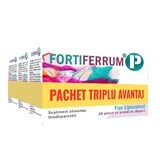 Pachet Fortiferrum P 3x30 plicuri, Esvida Pharma