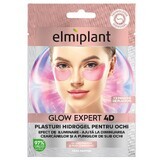 Plasturi hidrogel pentru ochi Glow Expert 4D, 1 pereche, Elmiplant