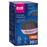 Lovi Discreet Elegance, tampoane pentru sân, antibacteriene, negru, 20 bucăți