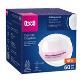 Lovi Discreet Elegance, tampoane pentru sâni, antibacteriene, alb, 60 bucăți