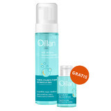 Oillan, prebiotischer Reinigungsschaum für Körper, Gesicht und Haar 3in1, 200ml + Öl-Reinigungsgel, ab Tag 1, 50ml gratis