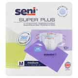 Seni Super Plus, pannolini, Medium, 75-110 cm, 10 pz.