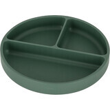 Petite&Mars Take&Match Misty Green 6m+ round silicone sharing plate