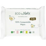 Eco by Naty Sensitive Eco Salviettine umidificate da viaggio 20 pz.