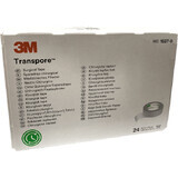 3M Futuro Transpore patch, rotolo 1,25 cm x 9,1 m poliuretano trasparente 24 pz.