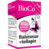 BioCo Hyaluronic acid + collagen 30 capsules