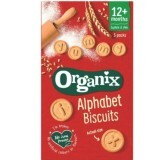 Biscuiti Bio alfabet Goodies, +12 luni, 5x 25 g, Organix