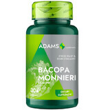 Bacopa Monnieri, 350 mg, 30 cápsulas, Adams Supplements