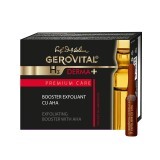 Booster exfoliant cu AHA Gerovital H3 Derma+ Premium Care, 4 fiole, Farmec