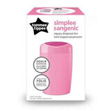 Coș pentru scutece - Sangenic Simplee, roz, 87008801, Tommee Tippee