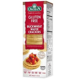 Crackers din hrisca fara gluten, 100 g, Orgran