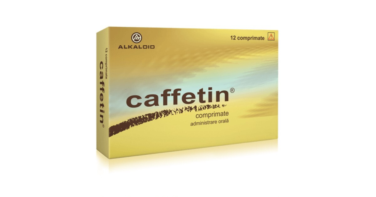 Caffetin – pret in farmacii, prospect, cumpara in Romania