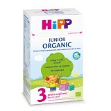 Formula de lapte de crestere Organic 3, +12 luni, 500 g, Hipp
