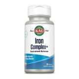 Iron Complex+, 30 tablete, Kal