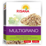 Mix de cereale cu orez roșu - Multigrano, 2x100g, Risana