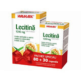 Pachet Lechitina 1200mg, 80   30 capsule, Walmark