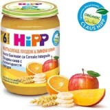 Piure din fructe gustoase si cereale integrale, +6 luni, 190 g, Hipp