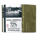 Săpun artizanal de Marsilia cu ulei de măsline, 200 g, La Corvette