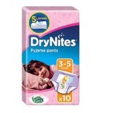 Scutece DryNites Conv 3-5 ani Fetițe, 10 buc, 16-23 kg, Huggies