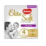 Scutece Elite Soft Pants Platinum Mega Nr. 4, 9-14 kg, 44 bucati, Huggies