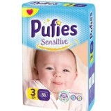 Scutece nr.3 Pufies Baby Sensitive, 4-9 kg, 66 buc, Ficosota Sintez