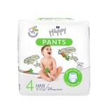 Scutece Pants Maxi Nr. 4, 8-14 kg, 24 bucati, Happy