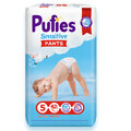 Scutece Pants Sensitive Junior Nr. 5, 12- 17 Kg, 42 bucati, Pufies