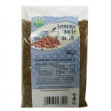 Semințe sparte de in, 100 gr, Herbal Sana