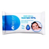Servetele umede Baby Water 99%, 54 bucati, Air Dream