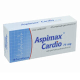 Aspimax Cardio, 75 mg, 40 comprimate gastrorezistente, Laropharm