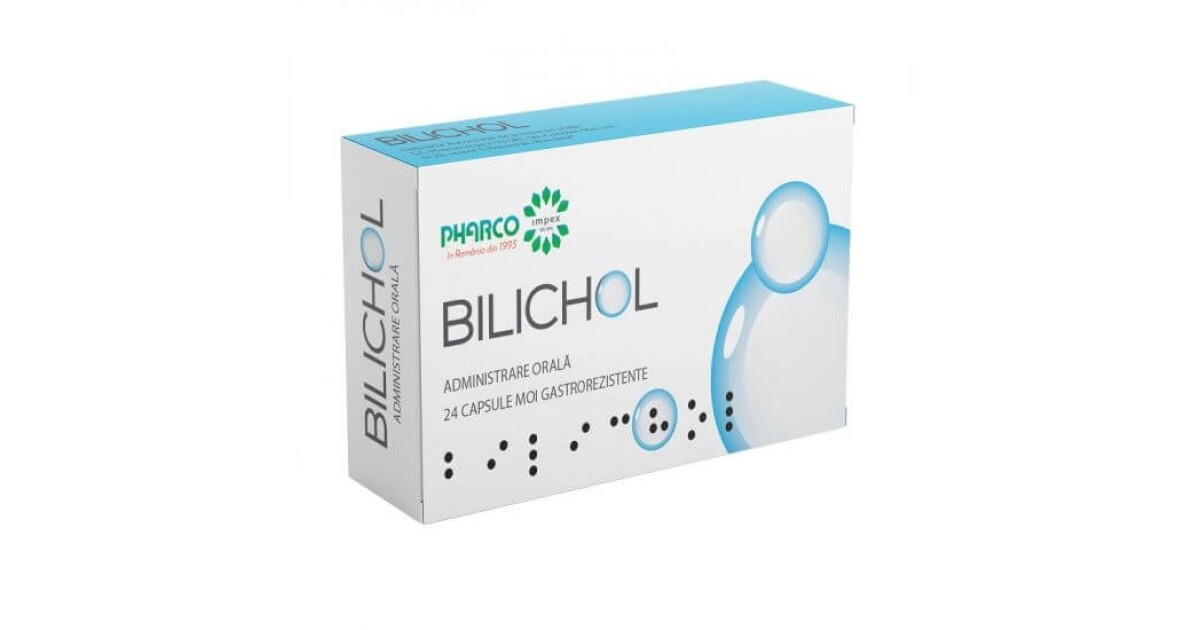 Bilichol – pret in farmacii, prospect, cumpara in Romania