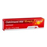 Clotrimazol crema ATB 10 mg/g, 15 g, Antibiotice SA